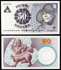 (20)04. Dinamarca. Banco Nacional. 50 coronas. (Pick 60d). Karen Bixeu. S/C.