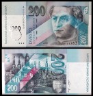 1995. Eslovaquia. Banco Nacional. 200 coronas. (Pick 37). 1 de agosto, Anton Bernolak. Serie A. S/C-.