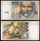 1993. Eslovaquia. Banco Nacional. 500 coronas. (Pick 38). 1 de octubre, Ludovit Stúr. Serie A. S/C.