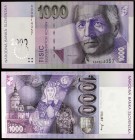 1993. Eslovaquia. Banco Nacional. 1000 coronas. (Pick 39). 1 de octubre, Andrej Hlinka. Serie A. Escaso. S/C.