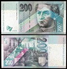 2006. Eslovaquia. Banco Nacional. 200 coronas. (Pick 45). 1 de junio, Anton Bernolak. Serie E. S/C.