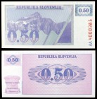 (19)90. Eslovenia. República. 0.50 (Tolar). (Pick 1A). S/C.