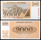 (19)91. Eslovenia. República. 2000 (Tolarjev). (Pick 9a). S/C.
