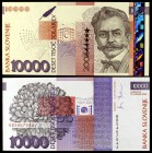 2003. Eslovenia. Banco de Eslovenia. 10000 tolarjev. (Pick 30). I. Cankar. Escaso. S/C.