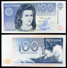 1991. Estonia. Banco de Estonia. 100 coronas. (Pick 74a). Lydia Koidula. S/C.
