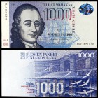 1986 (1991). Finlandia. Banco de Finlandia. 1000 marcos. (Pick 121). Anders Chydenius. Raro. S/C.