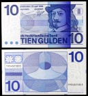 1968. Holanda. De Nederlandsche Bank. 10 gulden. (Pick 91b). 25 de abril, Frans Hab. S/C.