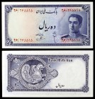 s/d (1948). Irán. Banco Melli Irán. 10 rials. (Pick 47). Shah Pahlavi. S/C-.