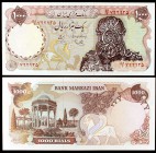 s/d. Irán. Banco Markazi. 1000 rials. (Pick 115c). Tumba de Hafez. S/C.