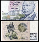 2001. Irlanda. Banco Central. 50 libras. (Pick 78b). 8 de marzo, Douglas Hyde. Raro. S/C.