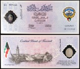 2001. Kuwait. Banco Central. 1 dinar. (Pick CS2). 26 de febrero. S/C.