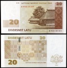 2004. Letonia. Banco de Letonia. 20 latu. (Pick 51a). S/C-.