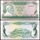 s/d (1980). Libia. Banco Central. 10 dinars. (Pick 46b). Omar El Mukhtar. S/C.