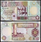 s/d (2002). Libia Banco Central. 5 dinars. (Pick 65a). S/C.