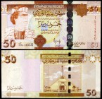 s/d (2008). Libia. Banco Central. 50 dinars. (Pick 75). S/C.
