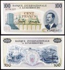 1968. Luxemburgo. Banco Internacional. 100 francos. (Pick 14a). Duque Jean. S/C.