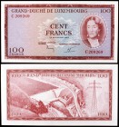 1963. Luxemburgo. Gran Condado de Luxemburgo. 100 francos. (Pick 52). 18 de septiembre, Gran Duquesa Charlotte. S/C.