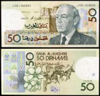 1987 / AH 1407. Marruecos. Banco Al-Magrib. 50 dirhams. (Pick 61b). Rey Hassan II. S/C.