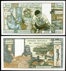 1973. Mauritania. Banco Central. 1000 ouguiya. (Pick 3a). 20 de junio. Raro. S/C.