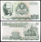 1979. Noruega. Banco Noruego. 50 coronas. (Pick 37d). Bjornstjerne Bjornson. Serie J. MBC+.