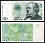 2000. Noruega. Banco Noruego. 50 coronas. (Pick 46b). Peter Christen Asbjornsen. S/C.