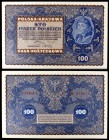 1919. Polonia. Banco Estatal de Préstamos. 100 marek. (Pick 27). 23 de agosto, T. Kosciuszko. S/C.