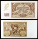 1940. Polonia. Banco de Emisiones. 10 zlotych. (Pick 94). 1 de marzo. S/C-.