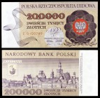 1989. Polonia. Banco Nacional. 200000 zlotych. (Pick 155a). 1 de febrero. S/C.