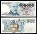 1990. Polonia. Banco Nacional. 500000 zlotych. (Pick 156a). 20 de abril, H. Sienkiewicz. S/C.