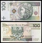 1994 (1995). Polonia. Banco Nacional. 100 zlotych. (Pick 176a). 25 de marzo, Wladyslaw II Jagiello. S/C.