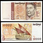 1996. Portugal. Banco de Portugal. 10000 escudos. (Pick 191a). 2 de mayo, Infante D. Henrique. Muy escaso. S/C.