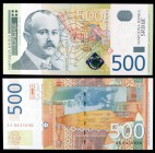 2004. Serbia. Banco Nacional. 500 dinara. (Pick 43). Jovan CVijic. S/C.