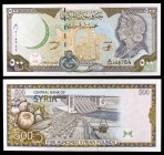 1998 / AH 1419 (2000). Siria. Banco Central. 500 libras. (Pick 110a). Reina Zenobia. S/C.