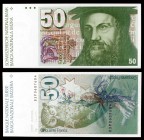 1983. Suiza. Banco Nacional. 50 francos. (Pick 56e). Kourad Gessner. S/C-.