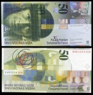 (19)94. Suiza. Banco Nacional. 50 francos. (Pick 70). Artista Sophie Taeuber-Arp. S/C.