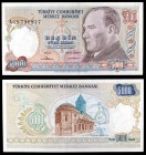 1970 (1981). Turquía. Banco Central. 5000 liras. (Pick 196A). Presidente K. Atat. S/C.