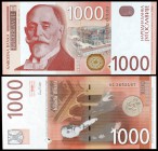 2001. Yugoslavia. Banco Nacional. 1000 dinara. (Pick 158a). Djordje Vaifert. S/C.