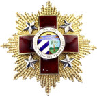 Cuba Order of Honor & Merit of the Red Cross Breast Star 1913 - 1959