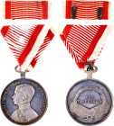 Austria - Hungary Bravery Silver Medal "Der Tapferkeit" I Class Type I 1849 - 1859