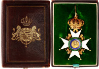 German States Saxon Duchies Saxe-Ernestine House Order Commander Cross 1864 - 1935