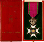 German States Saxon Duchies Saxe-Ernestine House Order Knight's Cross II Class 1864 -1935