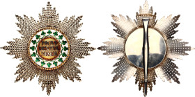 German States Saxony Order of the Rue Crown Breast Star 1807