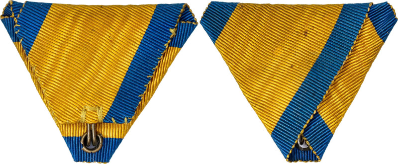 Ribbon is stitched at the edges; Condition-I