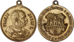 Austria - Hungary Medal Commemorating the Arrival of His Majesty Francis Josip I to the Zagreb 1895