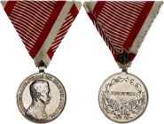 Austria - Hungary Bravery Silver Medal "Der Tapferkeit" 1917 - 1918