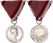 Austria - Hungary Bravery Silver Medal "Der Tapferkeit" II Class Type IV 1917 - 1918