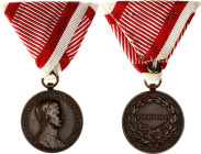 Austria - Hungary Bravery Bronze Medal "Der Tapferkeit" 1917 - 1918