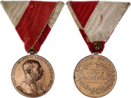 Austria - Hungary Commemorative Bronze Medal "Signvm Memoriae" for Civil 1898