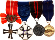 Finland Medal Bar of 4 Medals 1939 - 1944
