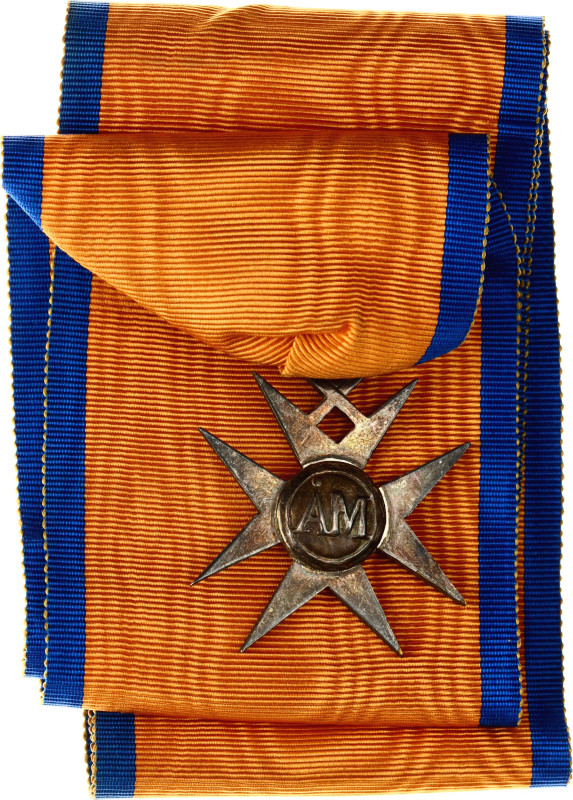 Silver 44x35,4 mm.; With original neck ribbon; This charitable society is reside...